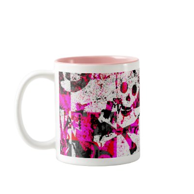 Emo Pink Graffiti Mug by Artamatik