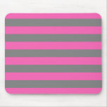 Emo Pink & Grey Stripes Mouse Pads