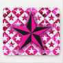 Emo Pink Star Mouse Pad