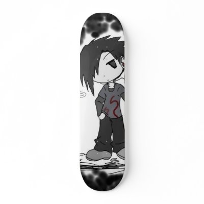 Emo skateboard by jordannJEOPARDY