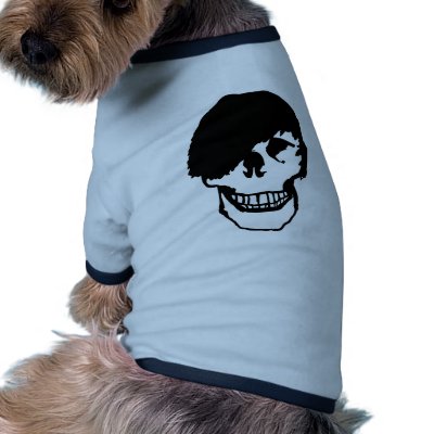 emo skull dog t shirt by Tomaniac