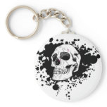 EMO Skull Keychain
