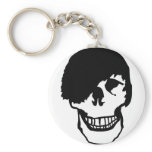 emo skull key chain