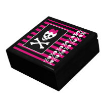 Emo Skull Princess Jewelery Box Gift Boxes