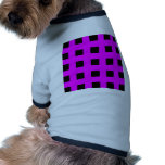 Emo Stripes Pink & Black - Alternative Grunge Rock Dog Shirt