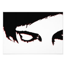 emo style personalized invite
