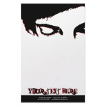 emo style personalized stationery