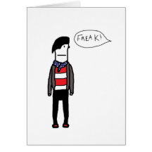 Emo's have feelings too, greeting cards