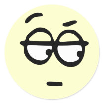 Emoticon Customizable Background Sticker