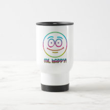 Emoticon "Me, Happy!" Coffee Mugs