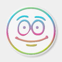 Emoticon "Me, Happy!" Fridge Magnet