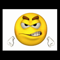 Emotion Guy - Angry Postcard postcards