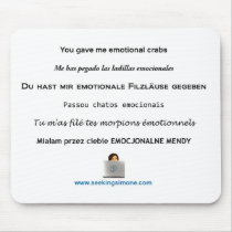 Emotional Crabs Mouse Pad