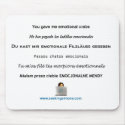 Emotional Crabs Mouse Pad mousepads