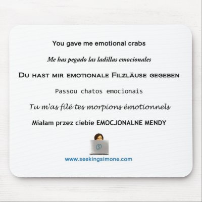 Emotional Crabs Mouse Pad by SeekingSimone