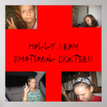 Emotional Disaster By: Holly Roberts Poster