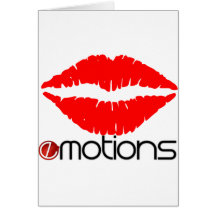 emotional kissing A brand new design. Card
