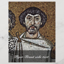 Emperor Justinian And His Court, And Bishop Maxim Flyer