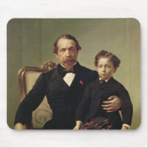 Emperor Louis-Napoleon Bonaparte  and his son Mouse Pad