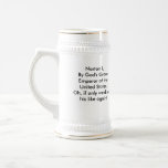 Emperor Norton Commemorative Stein Mugs