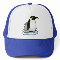 Emperor Penguin with Chick Hats