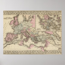 Empire romain, Grèce Poster