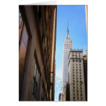 Empire State Building and Birds, New York City Card
