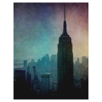 Empire State Building at colourful dusk Full Colour Flyer