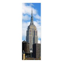 Empire State Building Geocache Calling Card Business Card Template