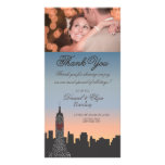 Empire State Building Wedding Thank You Photo Card photo cards