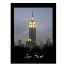 empire state post card