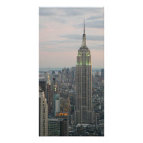 Empire State Twilight Customized Photo Card