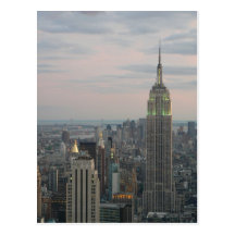 Empire State Twilight Postcard