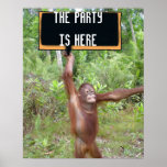 Emplacement mignon et d'amusement de partie de tem poster