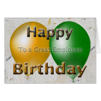 Employee Happy Birthday cards