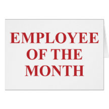 Employee of the Month Greeting Card