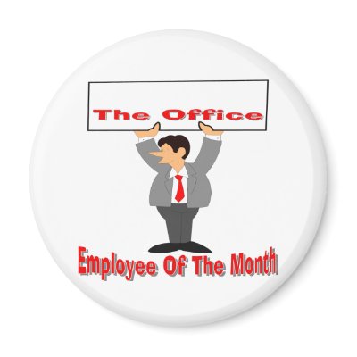 Employee Of The Month Refrigerator Magnet by MagnetFanatic