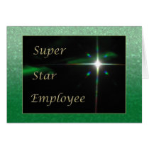Employee Recognition Super Star Employee cards