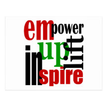 Empower, Uplift, Inspire Postcard