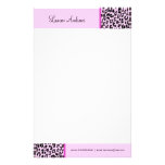 Empreinte de léopard papiers à lettres