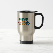 Empreinte de patte 1 de MAMAN de BRIARD Tasse À Café