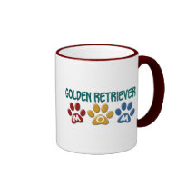 Empreinte de patte 1 de maman de GOLDEN RETRIEVER Tasses À Café