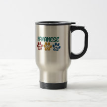 Empreinte de patte 1 de maman de HAVANESE Mugs À Café