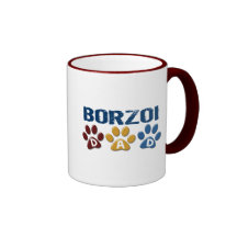 Empreinte de patte 1 de PAPA de BARZOÏ Mugs