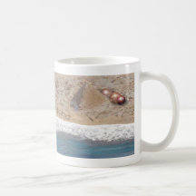Empreintes de pas de temps mugs à café