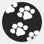 Empreintes de pattes animaux autocollants