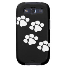 Empreintes de pattes animaux étui samsung galaxy s3
