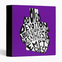empty chest : anatomical heart binders