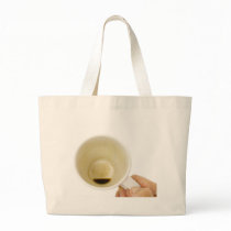 Empty coffee cup canvas bags