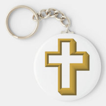 Empty cross key chain